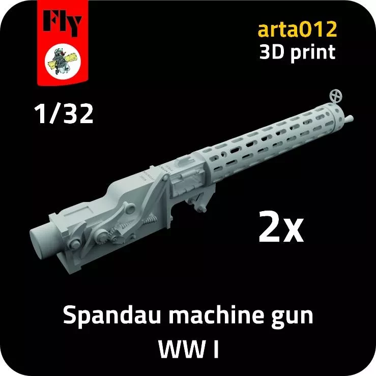 Fly model A0012 Spandau Machine Gun WWI (2 pcs.) 1/32