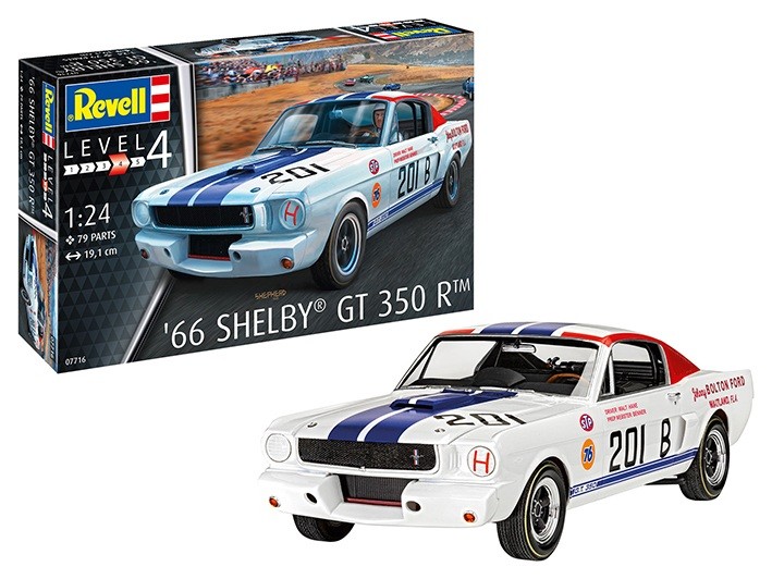 Revell 07716 1965 Shelby Mustang GT 350R 1/24