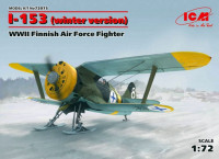 ICM 72075 И-153 ВВС Финляндии ІІ МВ (зимняя модификация) 1/72