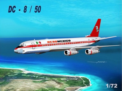 Mach 2 GP110AMX Douglas DC-8-50 'AeroMexico' 1/72