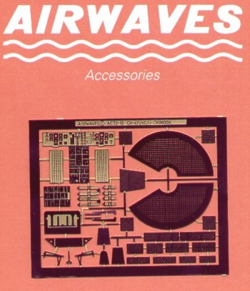 Airwaves (etched) AEC72012 Re-release! Boeing CH-47D Chinook 1/72