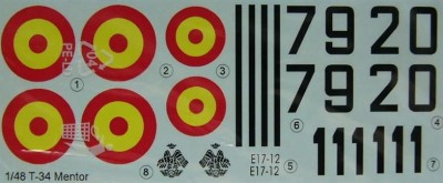LF Model C4833 Decals T-34A Mentor over Spain Part II.(ACON) 1/48