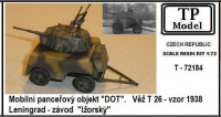 Tp Model T-72184 Mobile armored DOT w/ turret T-26, m.1938 1/72