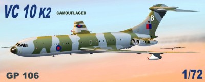 Mach 2 MACHGP106 Vickers VC-10 K2 RAF camouflaged [VC10] 1/72