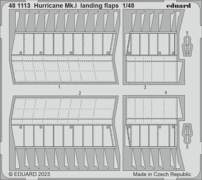 Eduard 481113 SET Hurricane Mk.I landing flaps (HOBBYB) 1/48