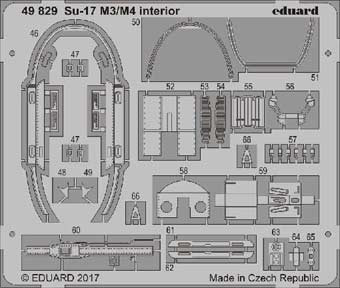 Eduard 49829 Su-17 M3/M4 interior 1/48