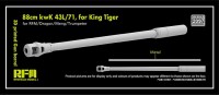 RFM 2097 3D ствол с металлической вставкой 88mm KwK 43L/71 for King Tiger 1/35