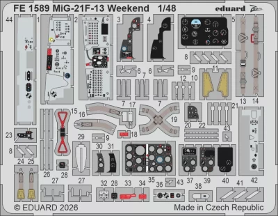 Eduard FE1589 MiG-21F-13 Weekend (EDU) 1/48