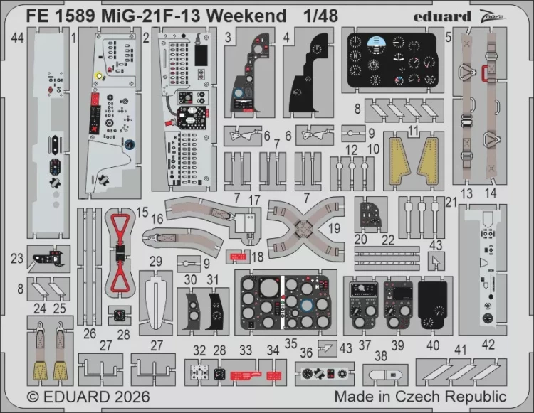 Eduard FE1589 MiG-21F-13 Weekend (EDU) 1/48