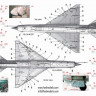 HAD 48236 MiG-21 MF/Bis stencils Part 1 декаль 1/48