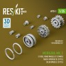 Reskit AV35002 Merkava Mk.3 wheels set 2 (MENG/HOBBYB) 1/35