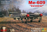 RS Model 92197 Me-609 'Zerstorer' (3x camo) 1/72