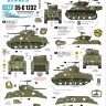 Star Decals 35-C1232 US 37th Tank Battalion. 75th-D-Day-Special. Normandy and France in 1944.37th Tk Bn / 4th Armored Division.Some of the very colourful artwork used in this Battalion.No stars included 1/35