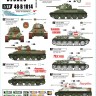 Star Decals 48-B1014 Soviet T-34 m/1943. Soviet Soviet T-34/m 1943 tanks 1943-44 1/48