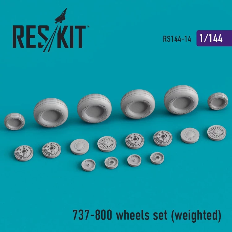 Reskit RS144-0014 737-800 wheels set (weighted) 1/144