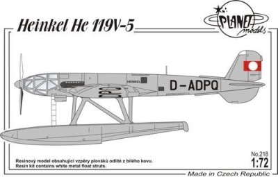 Planet Models PLT218 Heinkel He 119V-5 Float Version 1/72