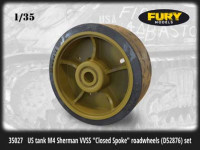 Fury Models 35027 M4 Sherman VVSS "Closed Spoke" road wheels (D52876) set 1:35