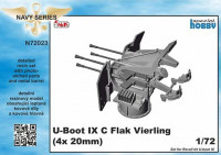 CMK N72023 U-Boot IXC Flak Vierling, 4x 20mm (REV) 1/72