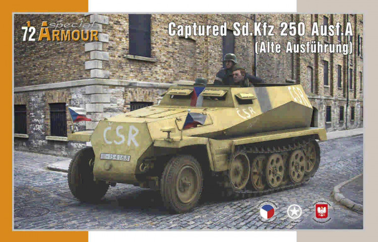Special Armour SA72027 Captured Sd.Kfz. 250 Ausf.A (3x camo) 1/72
