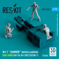 Reskit F72027 MJ-1 Driver&airmens (Gulf War) scene 1 1/72