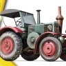 Miniart 24010 German Tractor D8506 with roof 1/24