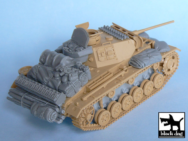 BlackDog T48024 Pz.Kpfw. III Ausf L accessories set 1/48