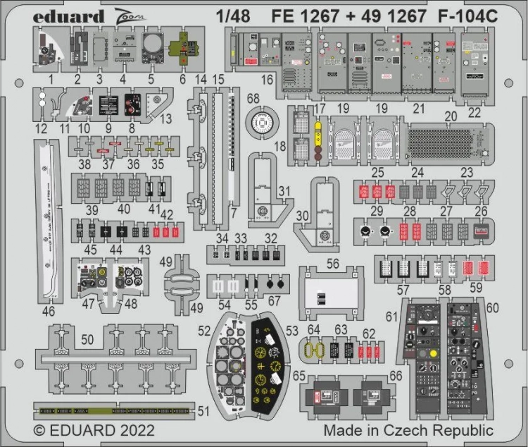 Eduard FE1267 F-104C (KIN) 1/48