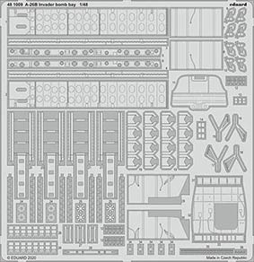 Eduard 481009 SET A-26B Invader bomb bay (ICM)