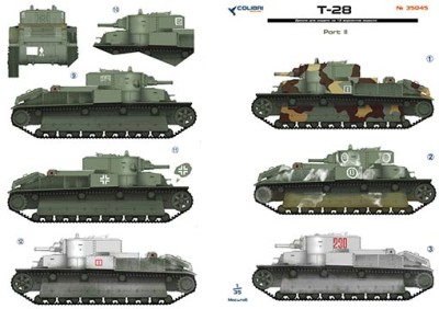 Colibri decals 35045 Т-28 Part II 1/35