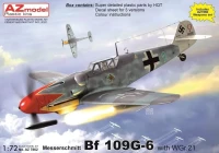 Az Model 78062 Messerschmitt Bf 109G-6 w/ WGr.21 (3x camo) 1/72