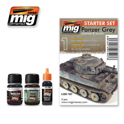 Ammo Mig 7407 Набор тонировки Танковый серый (ранние немецкие)