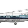 F-rsin Plastic FRP4093 Fokker F-28-4000 NLM CityHopper 1/144