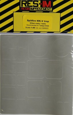RES-IM RESIMG4803 1/48 Masks for Spitfire Mk.V Trop (TAM 61035)