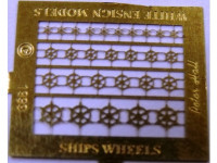 White Ensign Models PE 0736 to 1/350 scale SHIPS' WHEELS (27 wheels in 4 different sizes) 1/700