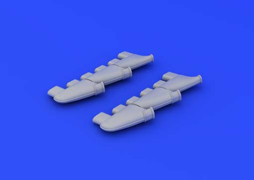 Eduard 648179 1/48 Дополнение к модели Spitfire Mk. V exhaust stacks