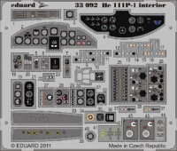 Eduard 33092 1/32 Фототравление He 111P-1 interior S.A.