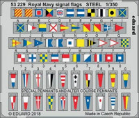 Eduard 53229 Royal Navy signal flags STEEL 1/350