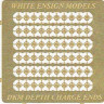 White Ensign Models PE 35128 KRIEGSMARINE DEPTH CHARGE END CAPS x 30 Pairs 1/350