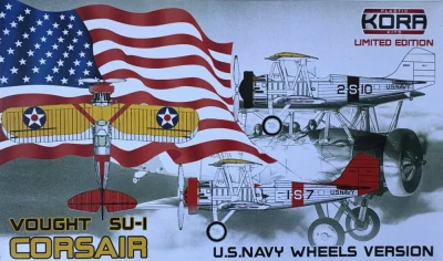 Kora Model PK72209 Vought SU-1 Corsair US NAVY wheel version 1/72