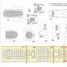 Rising Decals DM-401 Canopy mask for Ki-21 'Sally' (ICM) 1/48