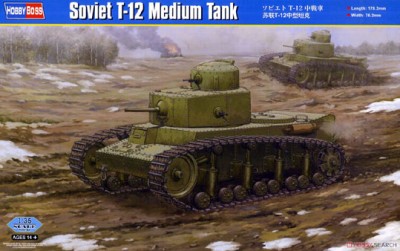Hobby Boss 83887 Soviet T-12 Medium Tank 1/35