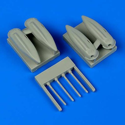 QuickBoost QB48692 B-25J Mitchell external gun packs (MONO/REV) 1/48