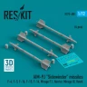 Reskit 72480 AIM-9J 'Sidewinder' missiles (4 pcs.) 1/72