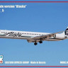 Восточный Экспресс 144112_5 Авиалайнер MD-80 поздний Alaska ( Limited Edition ) 1/144