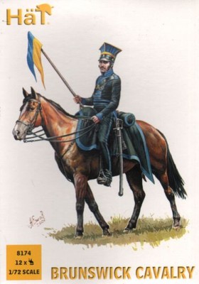 HAT 8174 Brunswick Cavalry Napoleonic x 12 mounted figures 1/72