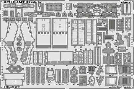 Eduard 48751 CF-5A/CF-116 exterior
