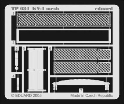 Eduard TP084 KV-1 mesh TRU
