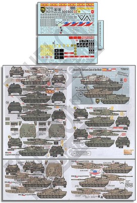 Echelon FD T35012 Leopard 2s: Fearsome Cats of the World 1/35