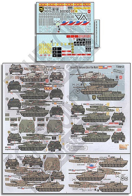 Echelon FD T35012 Leopard 2s: Fearsome Cats of the World 1/35