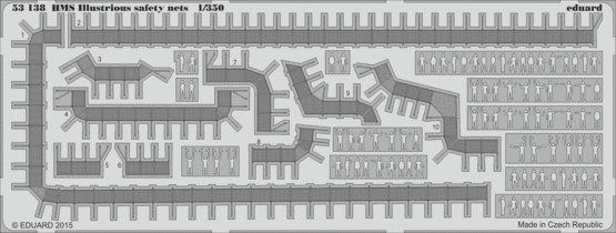 Eduard 53138 HMS Illustrious safety nets 1/350 1/350